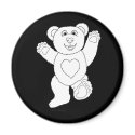One Lucky Teddy magnet