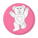 One Lucky Teddy magnet