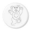 One Lucky Teddy magnet