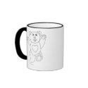 One Lucky Teddy mug