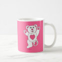 One Lucky Teddy (pink) mug