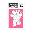 One Lucky Teddy stamp
