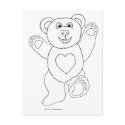 One Lucky Teddy postcard