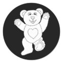 One Lucky Teddy sticker