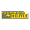 One Man Well Regulated Militia