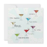 One Martini, Two Martini Party Invitation Template