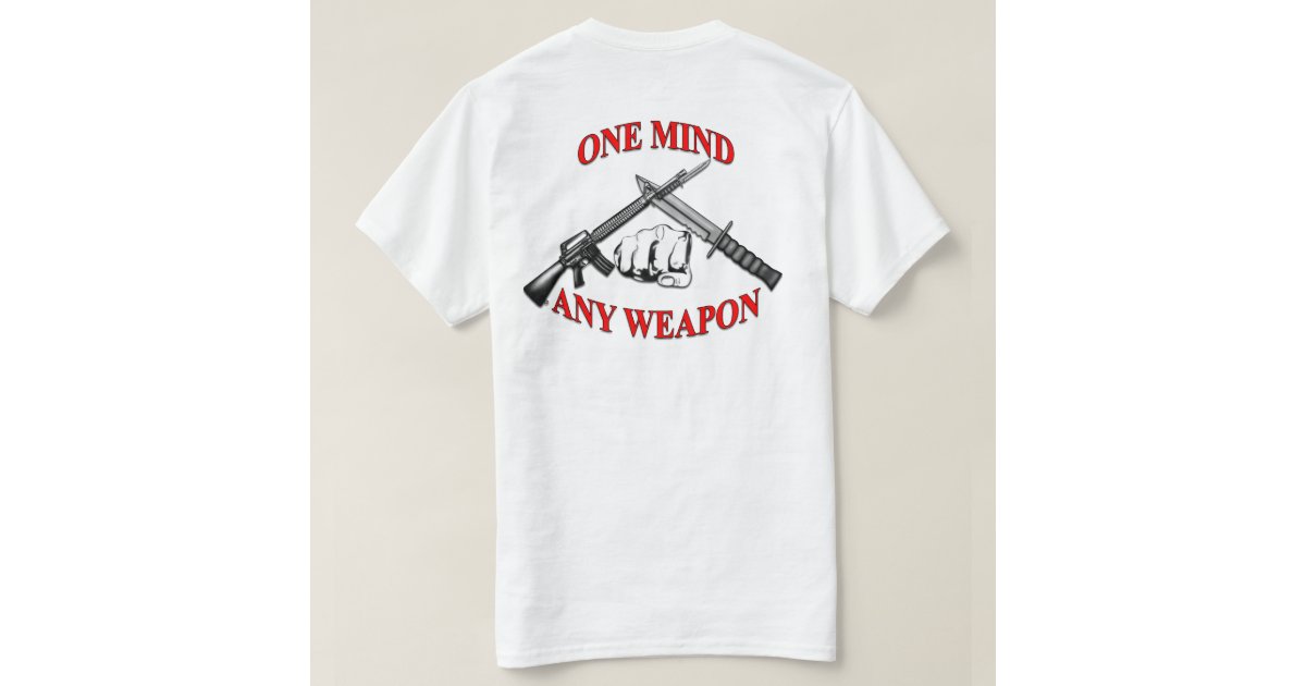 One Mind Any Weapon MCMAP T-Shirt | Zazzle