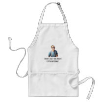 “One Minute Left in My Brain” Aprons