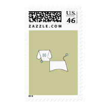 One Minute PowerPoint Dog Postage Stamps