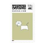 One Minute PowerPoint Dog Postage Stamps