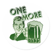 One More Drinking stickers by clonecire One More Drinking stickers