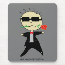 ONE NASTY FREE RADICAL CARTOON MOUSE PAD