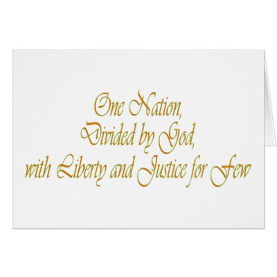 One nation... greeting card by PD_Politics