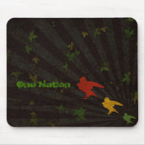 One Nation Rasta mousepads by iperu_designs One Nation Rasta mousepads