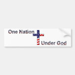 One Nation Under God Bumper Sticker