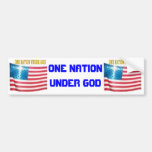 ONE NATION UNDER GOD BUMPER STICKER