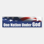 One Nation Under GOD Bumper Stickers