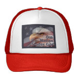 ONE NATION UNDER GOD by SHARON SHARPE Trucker Hat