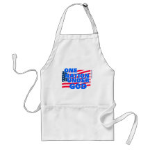 One Nation Under God christian gift Apron