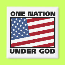 One Nation Under God magnet