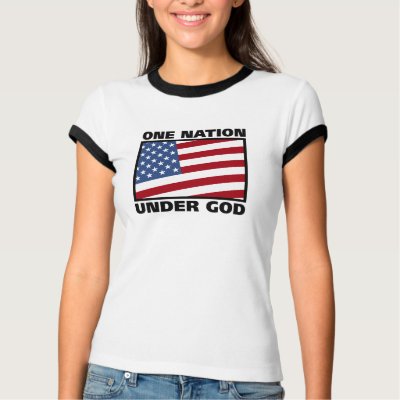 One Nation Under God t-shirt by patriotic_tshirts