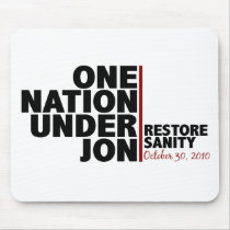 one nation under jon  mousepad