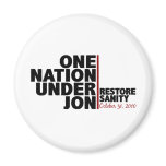One nation under Jon (Restore Sanity) magnets