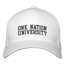 ONE NATION UNIVERSITY embroidered hats by pdavis2 ONE NATION UNIVERSITY embroidered hats