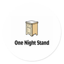 One Night Stand stickers by CelebrationZazzle One Night Stand stickers