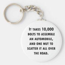 One Nut Key Chains