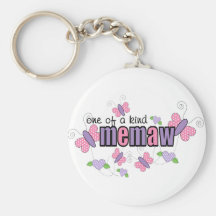 One Of A Kind Memaw Key Chains