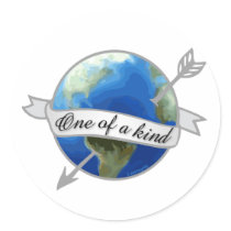 One of a Kind - Planet Earth stickers by ARTegrity One of a Kind - Planet Earth stickers