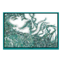 One Of Her Faces, print by WiscMeBrit One Of Her Faces, print