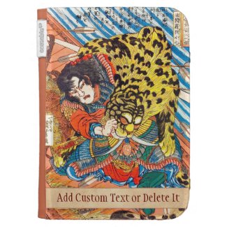 One of the 108 Heroes of the Popular Water Margin Kindle 3G Cases