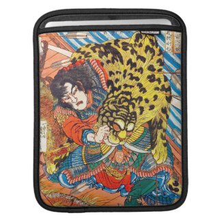 One of the 108 Heroes of the Popular Water Margin iPad Sleeve