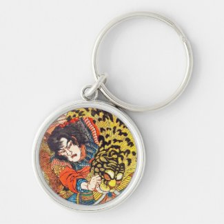 One of the 108 Heroes of the Popular Water Margin Key Chains