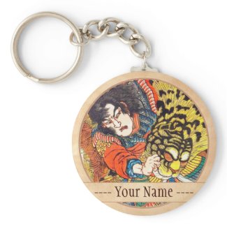 One of the 108 Heroes of the Popular Water Margin Keychains