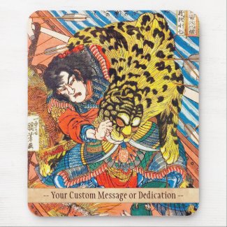 One of the 108 Heroes of the Popular Water Margin Mousepad