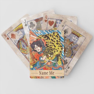 One of the 108 Heroes of the Popular Water Margin Card Decks