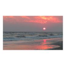 One Perfect Sunset - Oak Island, NC Business Card