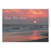 One Perfect Sunset - Oak Island, NC cards