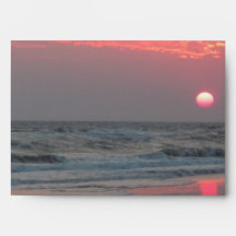 One Perfect Sunset - Oak Island, NC Envelope