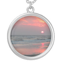 One Perfect Sunset - Oak Island, NC Necklaces