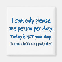 One Person Per Day Magnet
