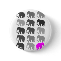 One Pink Elephant buttons