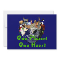 One Planet One Heart Custom Invite