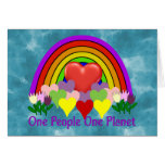 One Planet One People Greeting Cards One Planet One People Greeting Cards