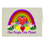 One Planet One People Greeting Cards One Planet One People Greeting Cards