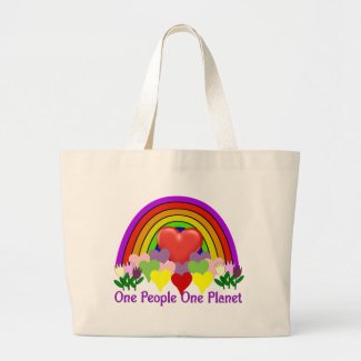 One Planet One People Tote Bag