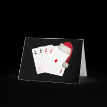 One poker player, to another Christmas Card